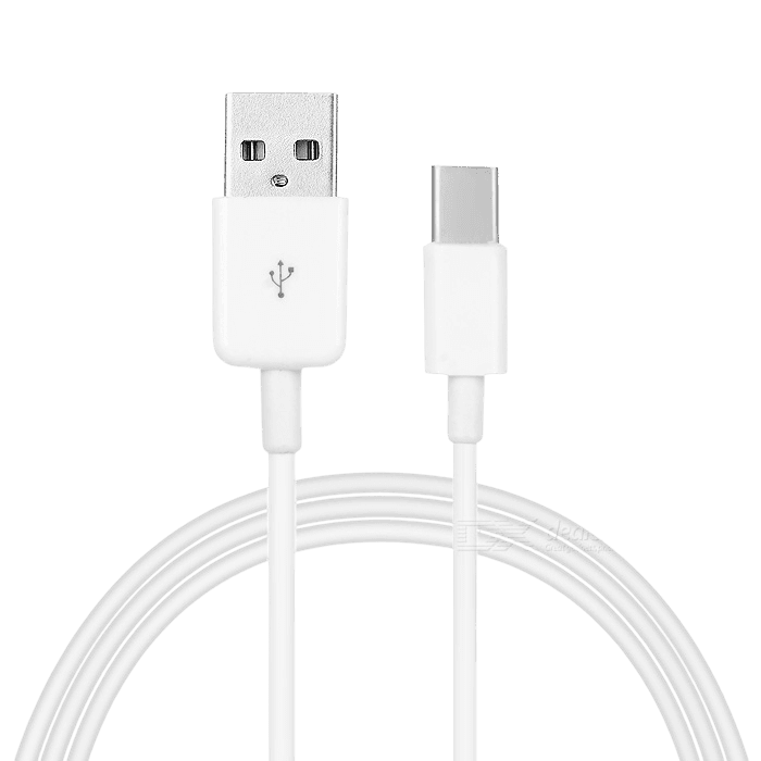 White charging cable